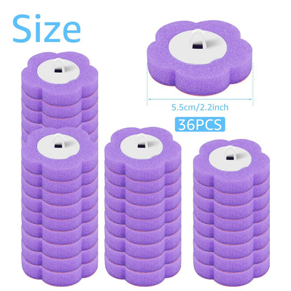 18/36Pcs Toilet Brush With Disposable